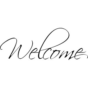 Welcome Wall Decal