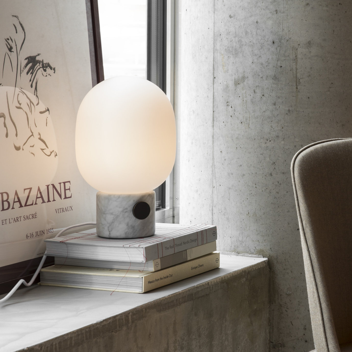 jwda concrete table lamp