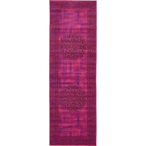 Neuilly Fuchsia/Purple Area Rug