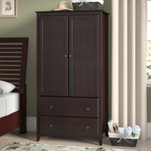Avila 2 Door and 2 Drawer Armoire by Red Barrel Studio