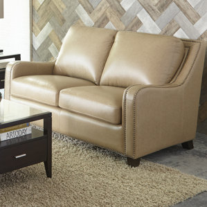 Denver Leather Loveseat by Lazzaro Leather