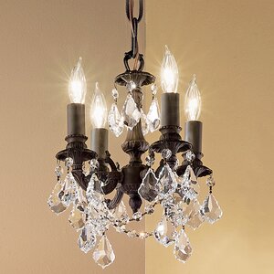 Majestic Imperial 4-Light Crystal Chandelier