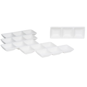 Vanilla Fare 3 Part Tray (Set of 6)