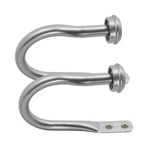 Tillmon U Arm Curtain Holdback (Set of 2)
