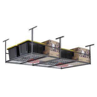 View Overhead Garage Adjustable Ceiling Storage