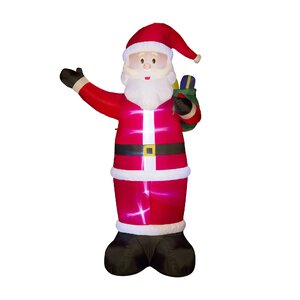 Lighted Santa Decor Inflatable