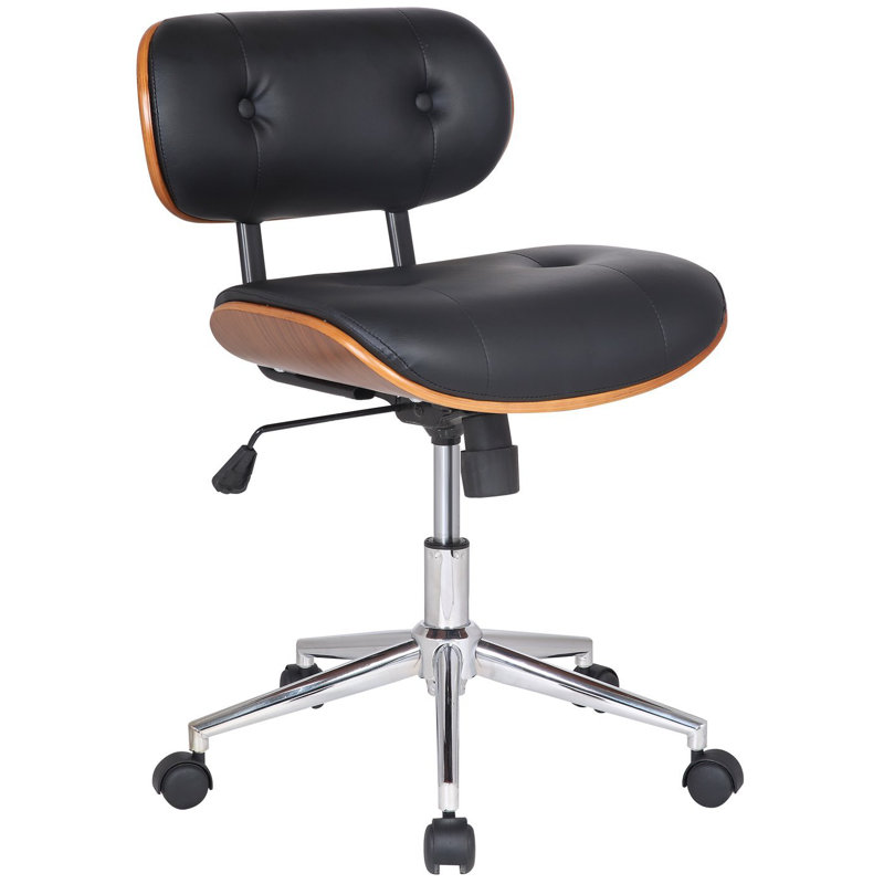 Adecotrading Bentwood Low Back Desk Chair Reviews Wayfair Bentwood Low Back Desk Chair