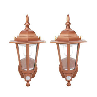 Motion Sensor Outdoor Wall Lighting You Ll Love Wayfair Quickview