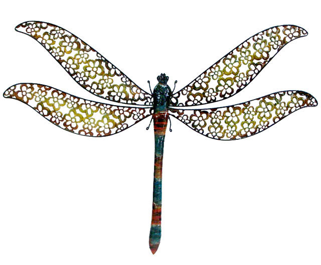Cheungs Metal Dragonfly Wall Décor Reviews Wayfair Metal Dragonfly Wall Décor