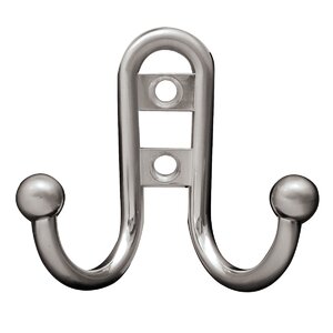 Wall Mounted Decorative Double Robe Hook