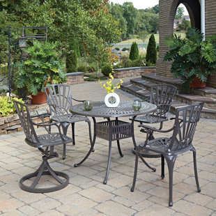 40 Inch Patio Table Wayfair Frontenac 5 Piece Dining Set
