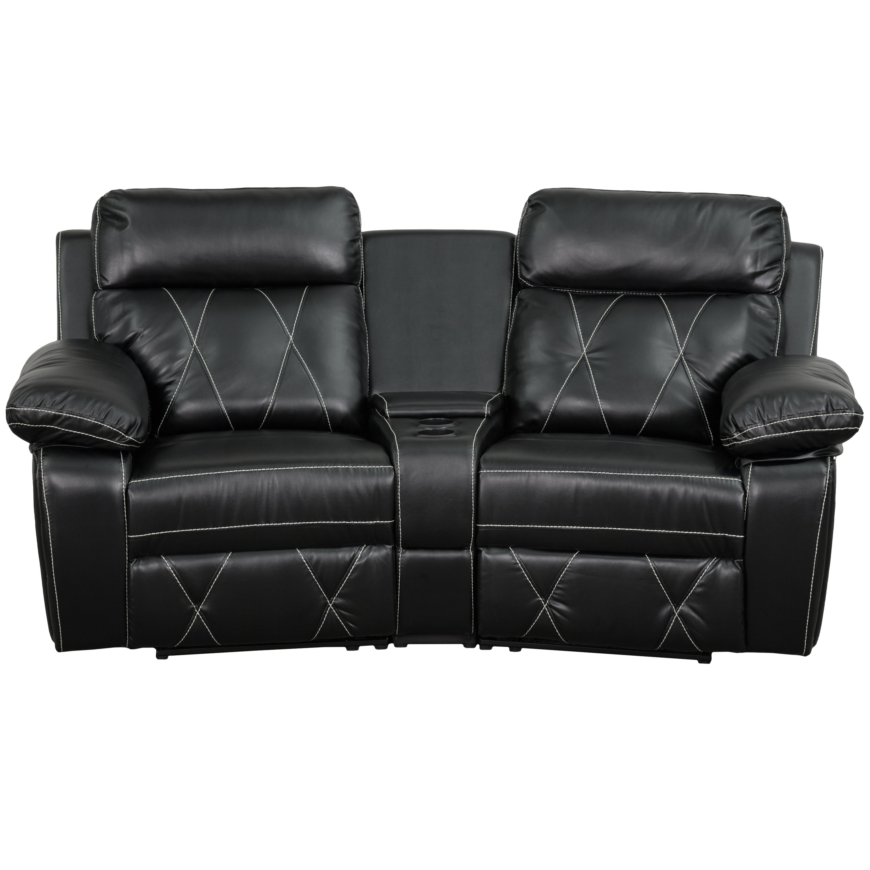 Red Barrel Studio Traditional Faux Leather Home Theater Recliner Red Barrel Studio Traditional Faux Leather Home Theater Recliner Wayfair
