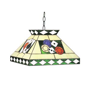 Tiffany 2-Light Pool Table Light