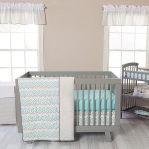 Seashore 3 Piece Crib Bedding Set