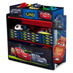 Disney/Pixar Cars Multi-Bin Toy Organizer