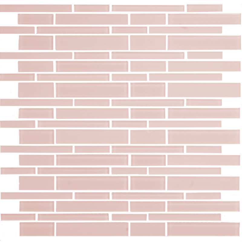 Susanjablon 12 X Mosaic Gl Subway Tile In Glossy Pink Wayfair 12 X Mosaic Gl Subway Tile In Glossy Pink