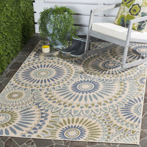 Caroline Indoor/Outdoor Rug in Green