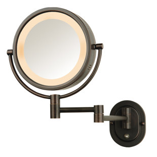 Makeup Shaving Mirrors You Ll Love Wayfair Lighted Wall Mount Makeup Shaving Mirror