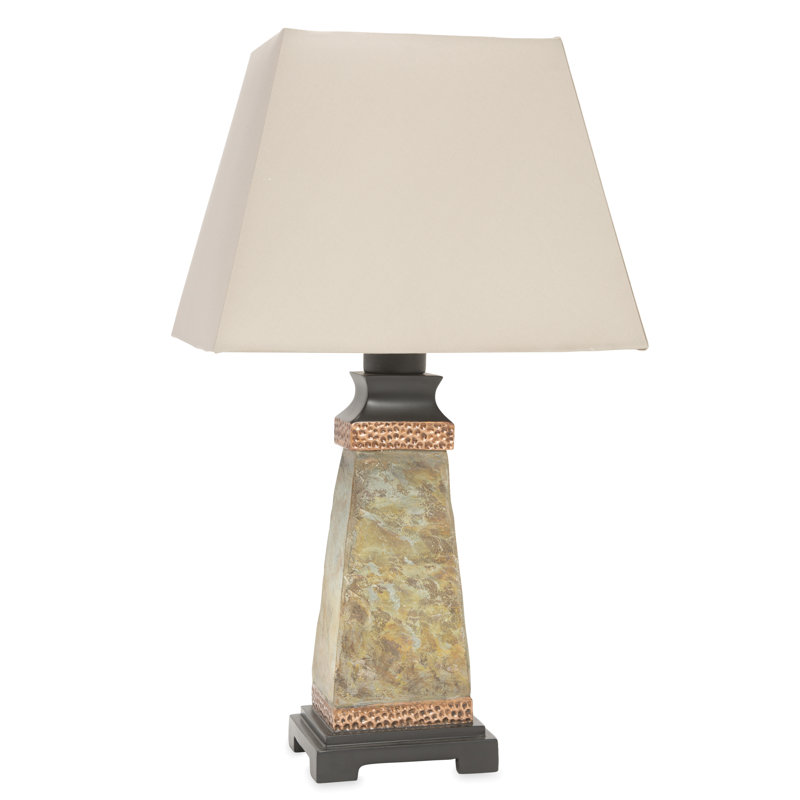 Plow & Hearth Weatherproof Slate Outdoor 23.5" Table Lamp & Reviews