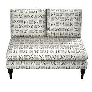 Ilana Armless Love Seat by Bungalow Rose