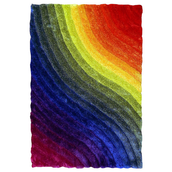 Sintechno Inc Rainbow Area Rug & Reviews Wayfair