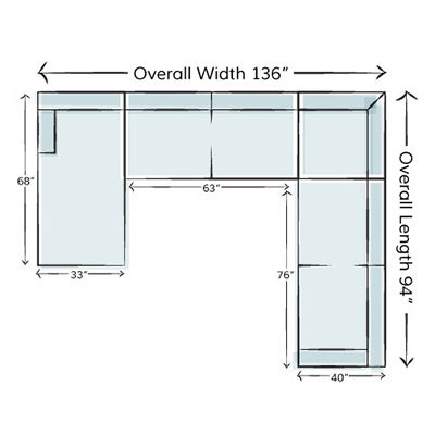 How To Measure For A Sectional Sofa Wayfair Ca Sectional Dimensions