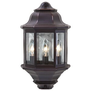 Pocket Lantern 3-Light Outdoor Flush Mount