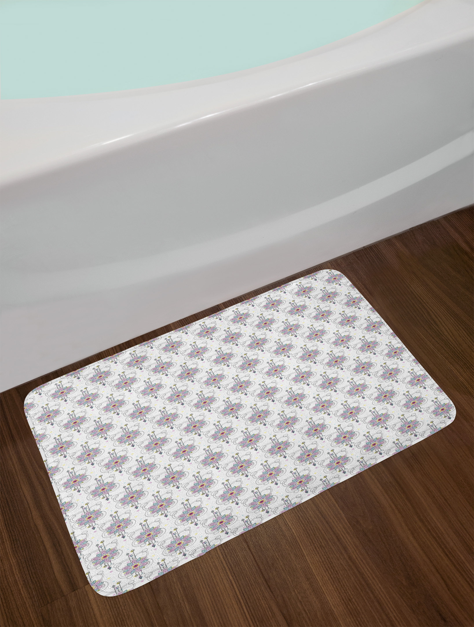East Urban Home Ambesonne Tattoo Bath Mat By Mandala Inspired