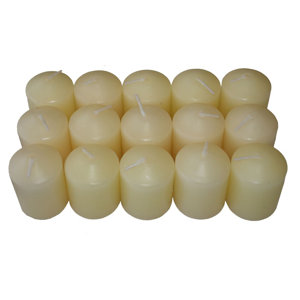 15 Piece Essential Du00e9cor & Beyond Votive Unscented Candle set (Set of 15)