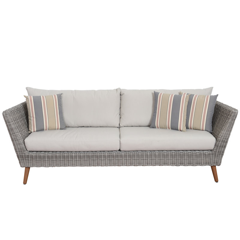 Newbury Patio Sofa With Cushions Reviews Allmodern Newbury Patio Sofa With Cushions