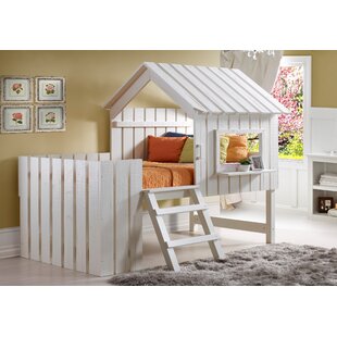 twin low loft bed with storage by step2