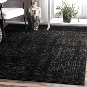 Black Area Rugs trent austin design rugs you'll love | wayfair Black Area Rugs trent austin design rugs you'll love | wayfair