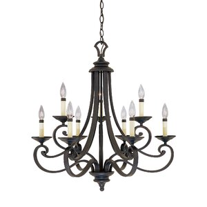 Earline 9-Light Candle-Style Chandelier