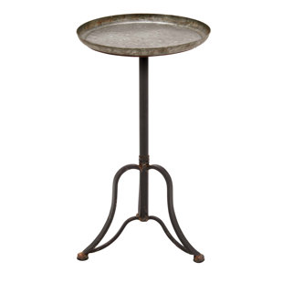 Outdoor Metal Side Table Wayfair Pearl Metal End Table