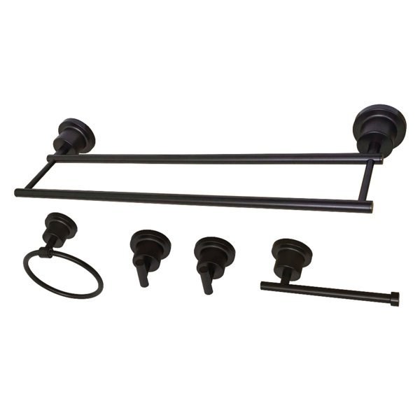 Kingston Brass Concord 5-Piece Bathroom Hardware Set | Wayfair