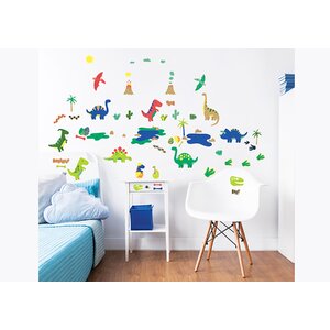 Dinosaur 58 Piece Wall Decal Set