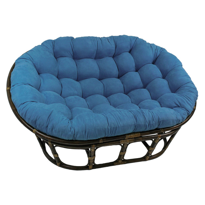 Pampasan Chair international caravan rattan double papasan chair with micro suede Pampasan Chair international caravan rattan double papasan chair with micro suede