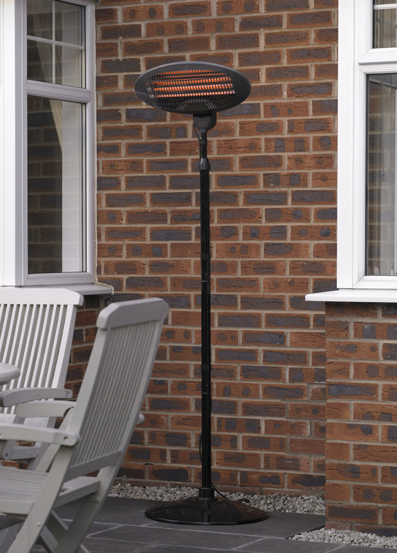 Limitless Free Standing Electric Patio Heater Reviews Wayfair Co Uk Free Standing Electric Patio Heater