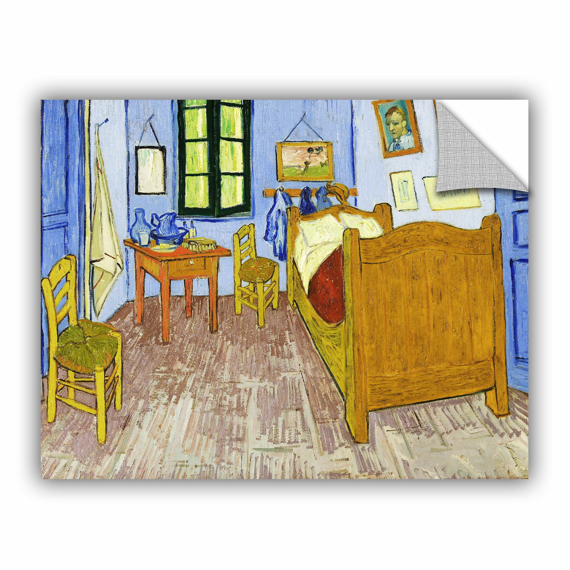 The Bedroom By Vincent Van Gogh Removable Wall Decal