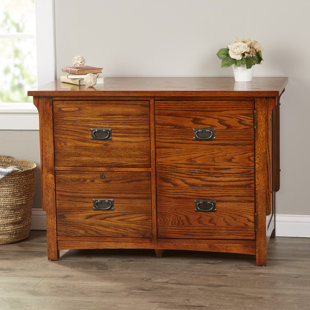 Oak Filing Cabinets You Ll Love Wayfair Limon 2 Drawer Lateral File With Door