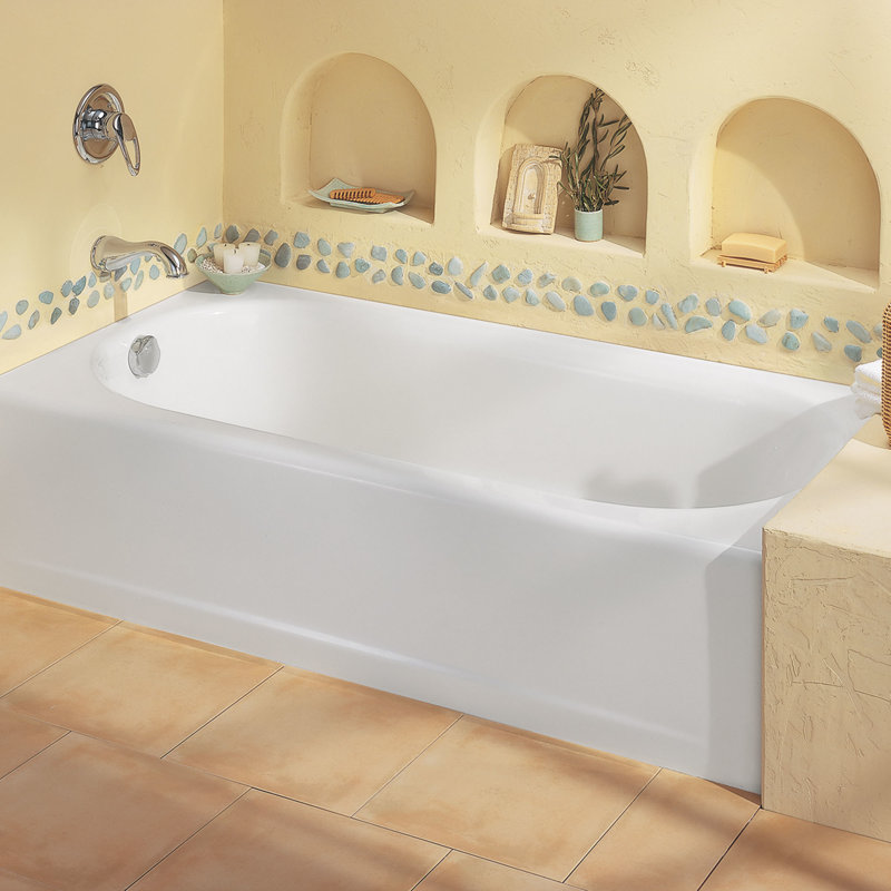 American Standard Princeton 60" x 30" Soaking Bathtub & Reviews Wayfair