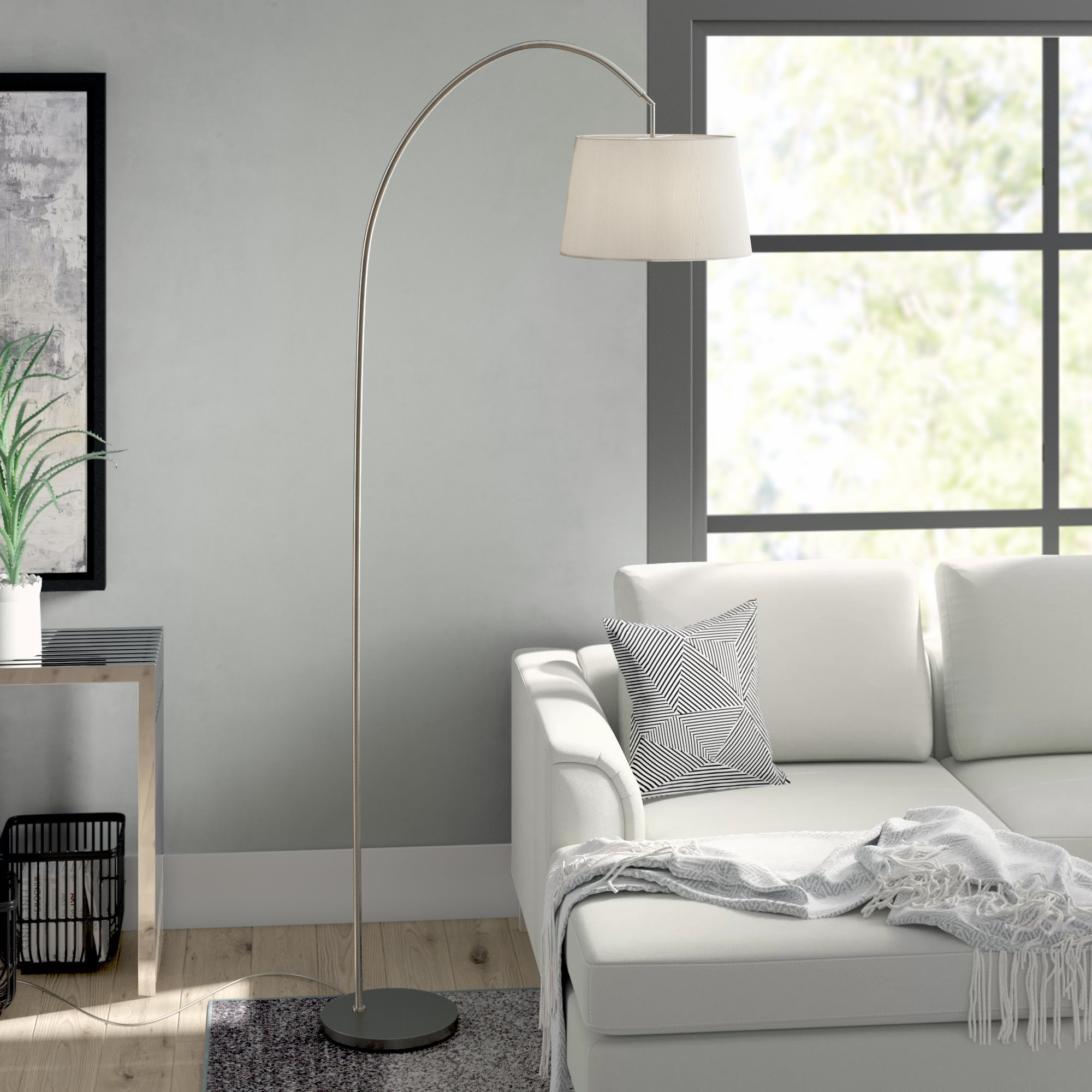 Mercury Row Cortez 83 Arched Floor Lamp Reviews Wayfair