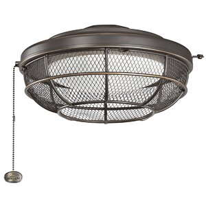 1-Light LED Bowl Ceiling Fan Light Kit