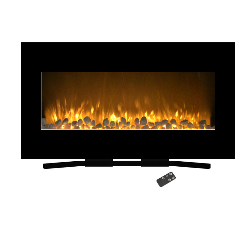 Northwest Flat Wall Mounted Electric Fireplace Reviews Wayfair