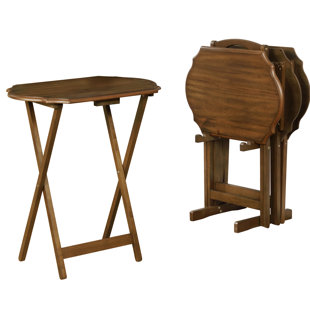 Tv Tray Set Wayfair Lanphear Tray Table Set