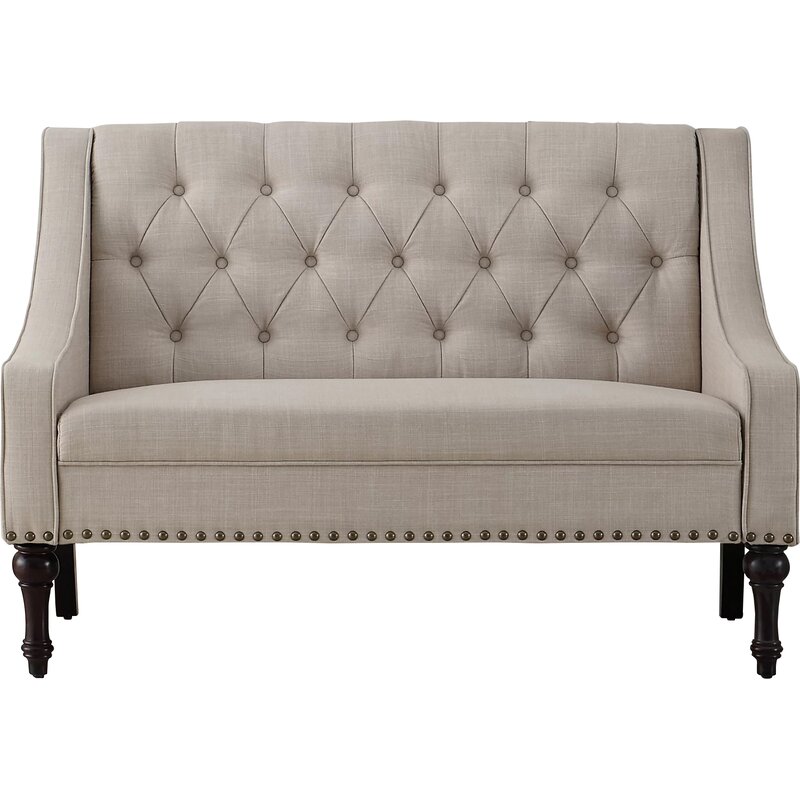 Three Posts Jamila Tufted Standard Loveseat Reviews Wayfair