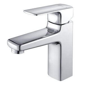 Virtus Single Hole Single Handle Bathroom Faucet with Optional Pop Up Drain