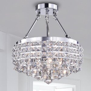 4-Light Semi Flush Mount