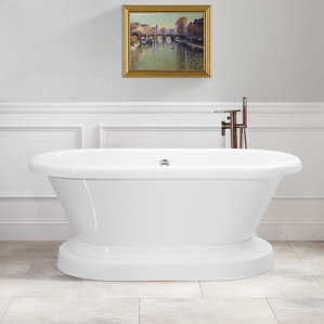 Oval Freestanding Bathtubs You\'ll Love | Wayfair Oval Freestanding Bathtubs You\'ll Love | Wayfair
