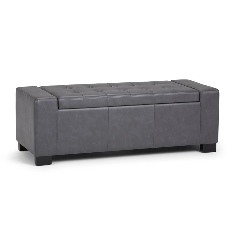 Simpli Home Laredo Large Storage Bench Reviews Wayfair Laredo Large Storage Bench